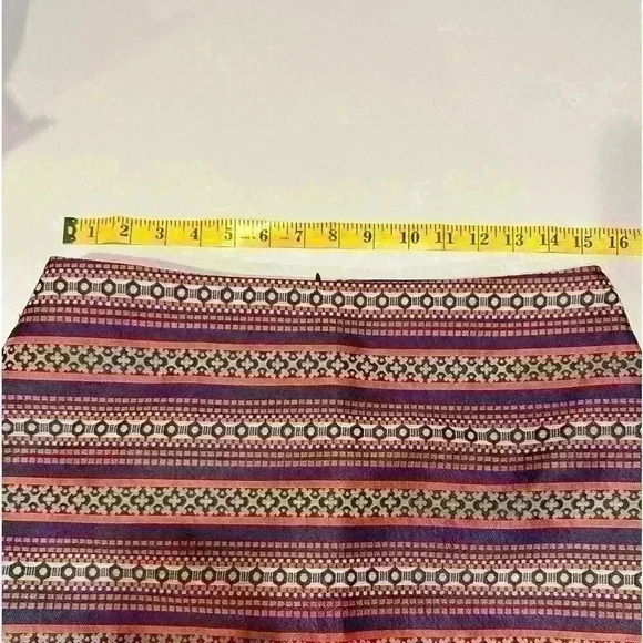 Loft Striped Skirt Size 10 Petite - Picture 5 of 6